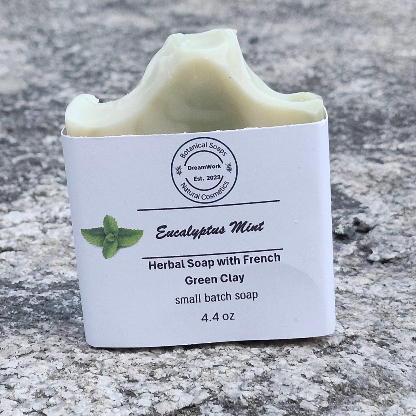 Eucalyptus Mint Soap infused with French Green Clay