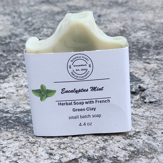 Eucalyptus Mint Soap infused with French Green Clay