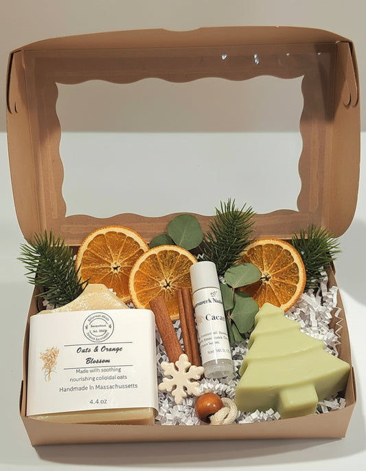 Soap gift set with lip balm