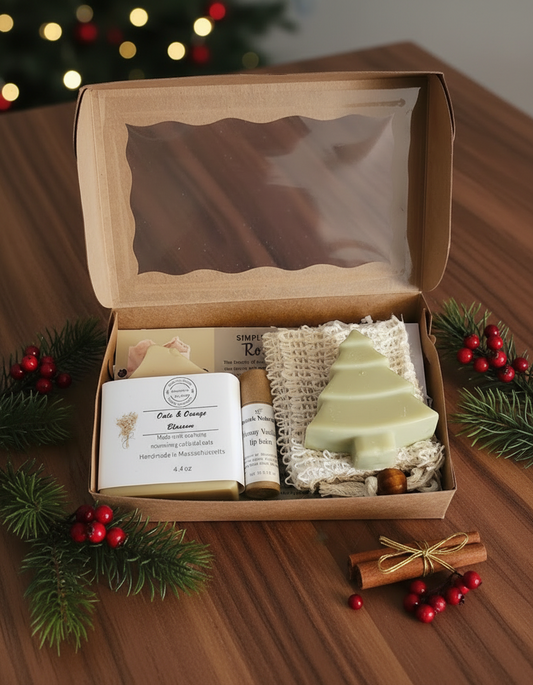 Soap gift set with lip balm