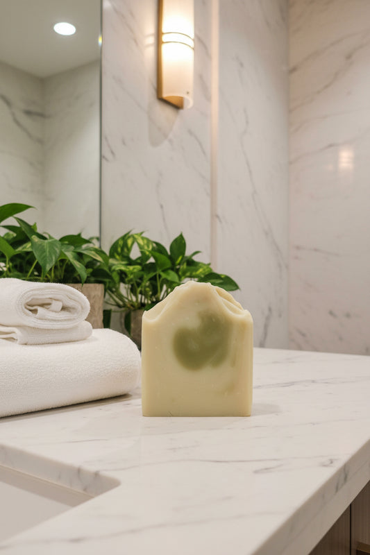 Eucalyptus Mint Soap with French Green Clay.