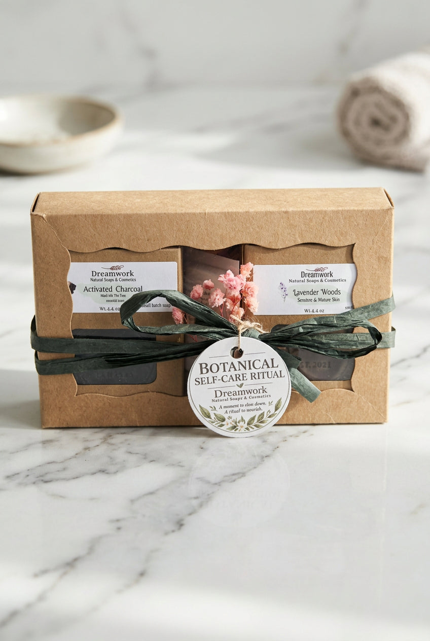 Botanical Gift Box with Artisan Soap & Lotion