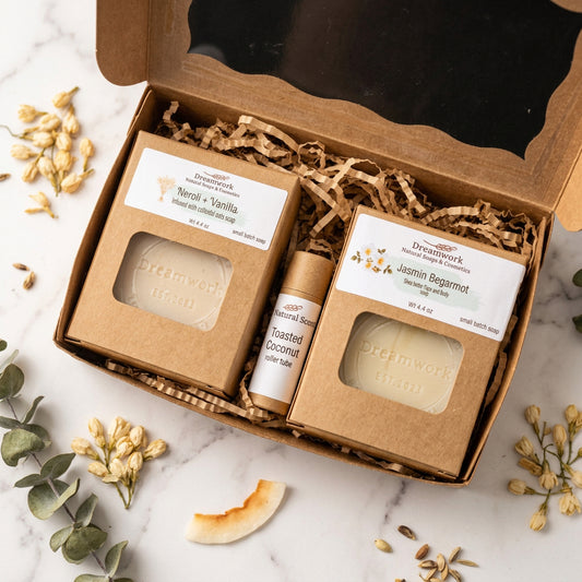 Botanical Gift Box with Artisan Soap & Lip Balm