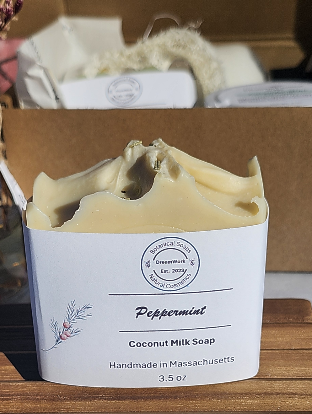 Peppermint Coconut Milk Soap bar