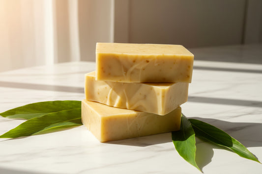 Orange Ginger Exfoliant body soap infused with Turmeric powder