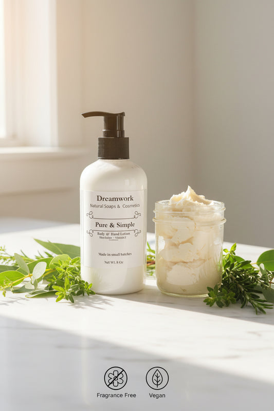 Pure & Simple Shea Butter Body & Hand Lotion
Fragrance-Free