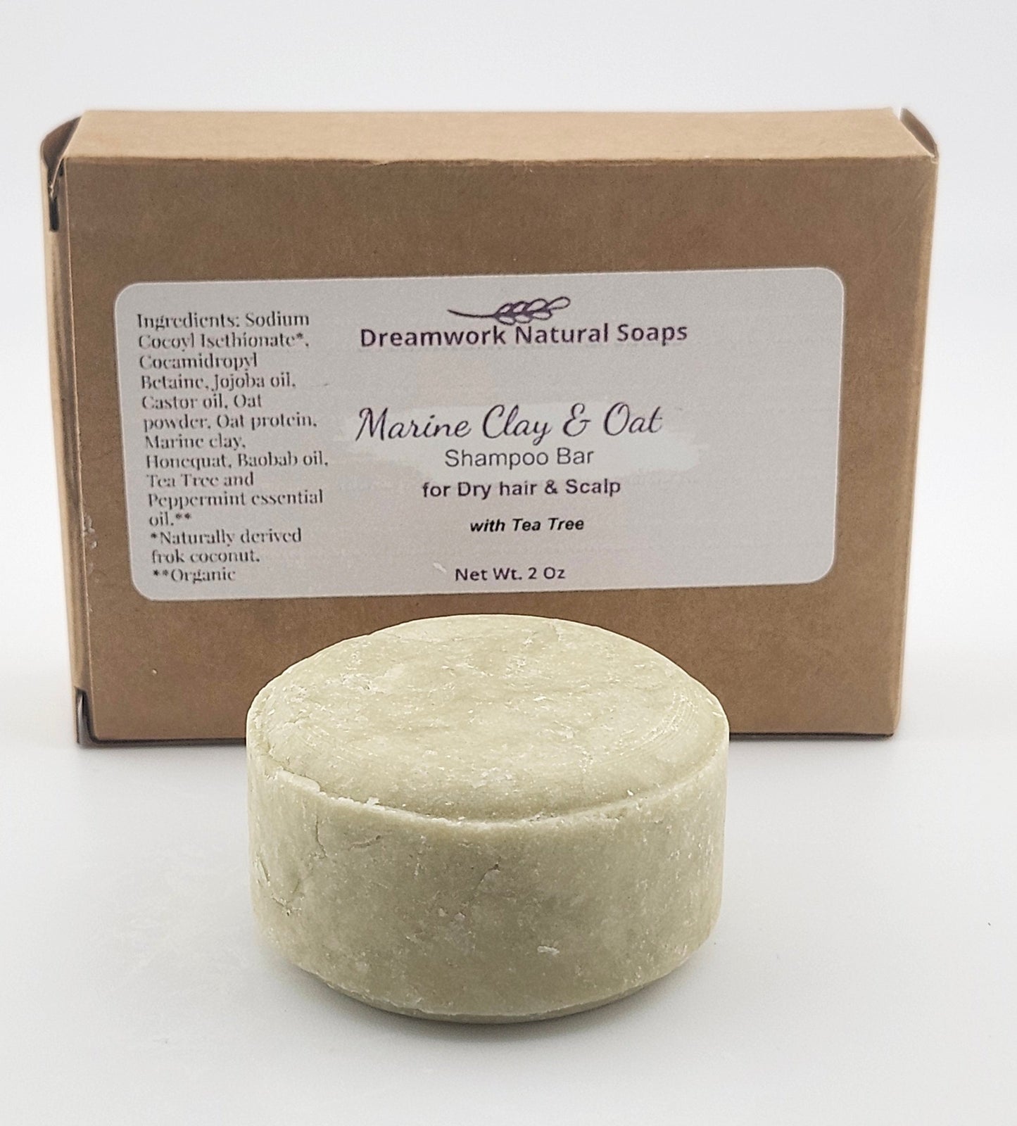 Marine Clay & Oats  Shampoo bar_ dry hair
